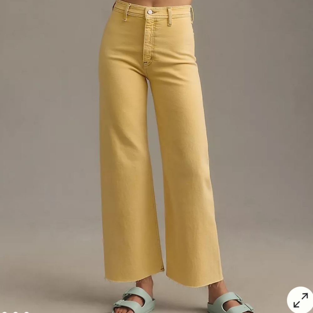 Pistola Penny High-Rise Crop Wide-Leg Jeans from Anthropologie NWOT